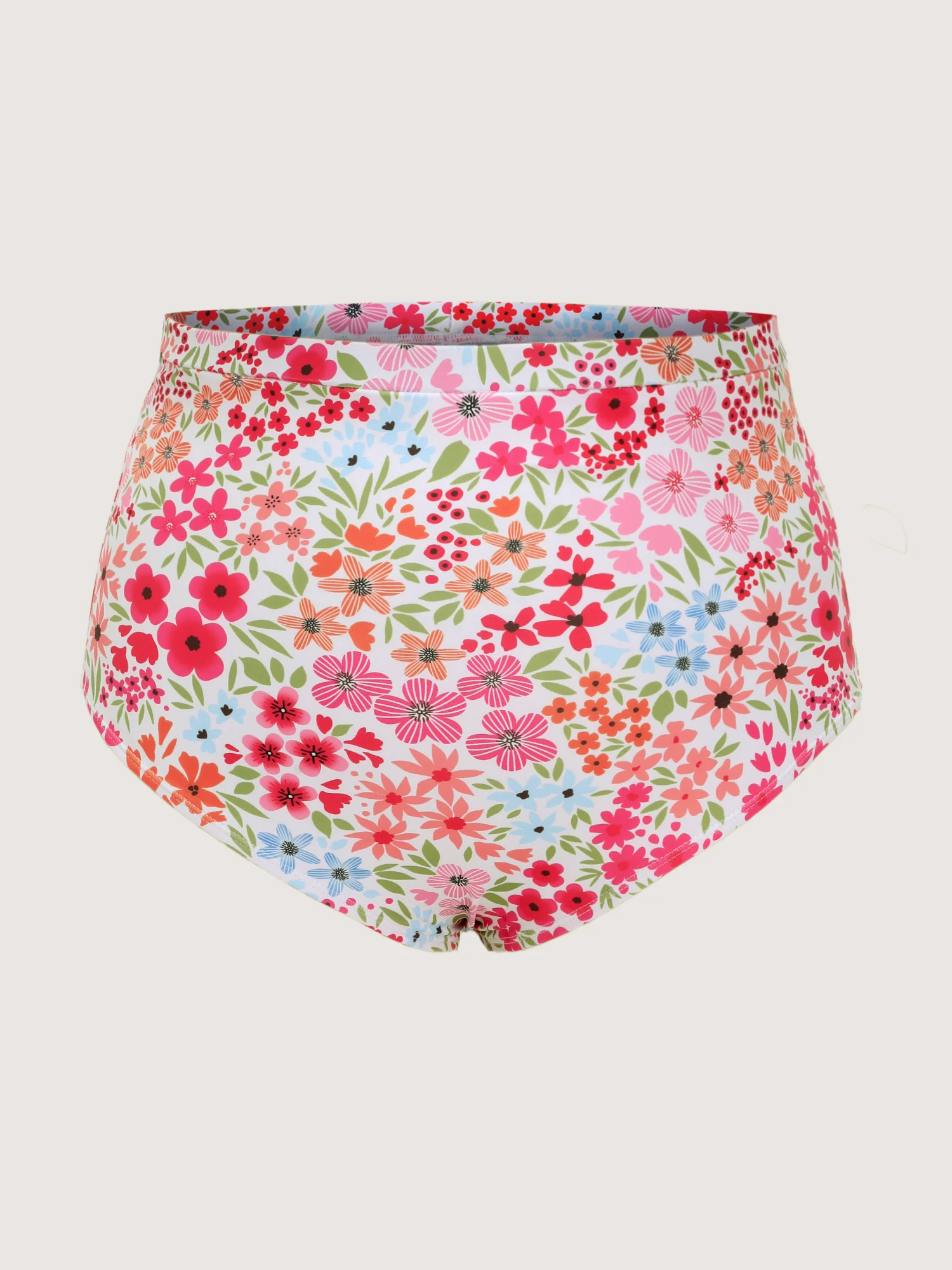 Colorful Floral Print Pockets Flowy Swim Dress - Image 8