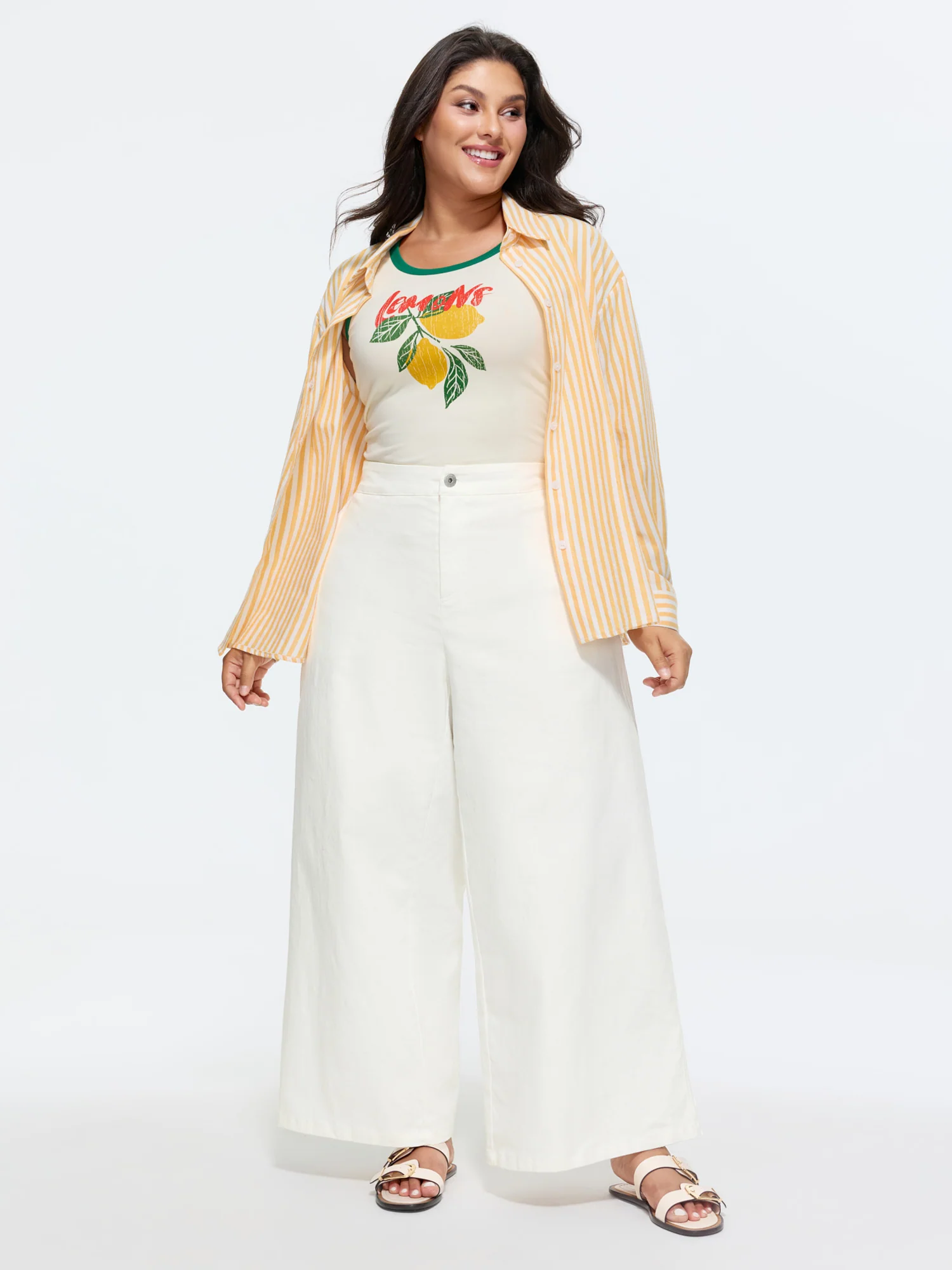 Cotton Pockets Straight-Fit Pants - Image 2