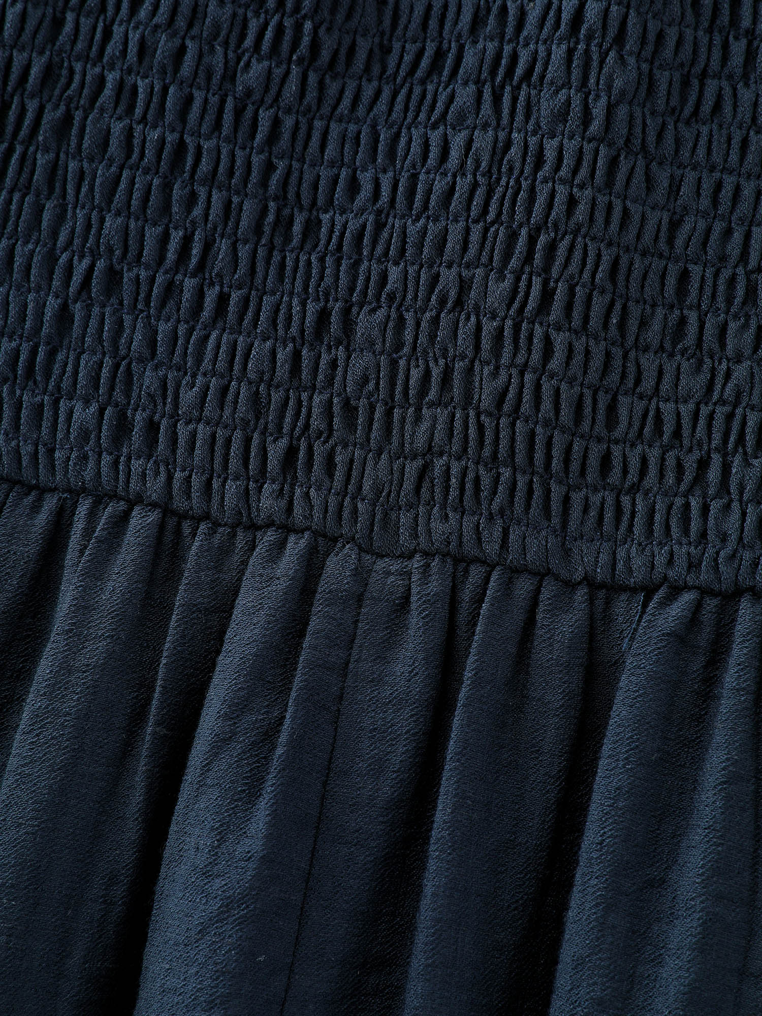 Linen Blend Breathable Pleated Flowy Midi Dress - Image 5