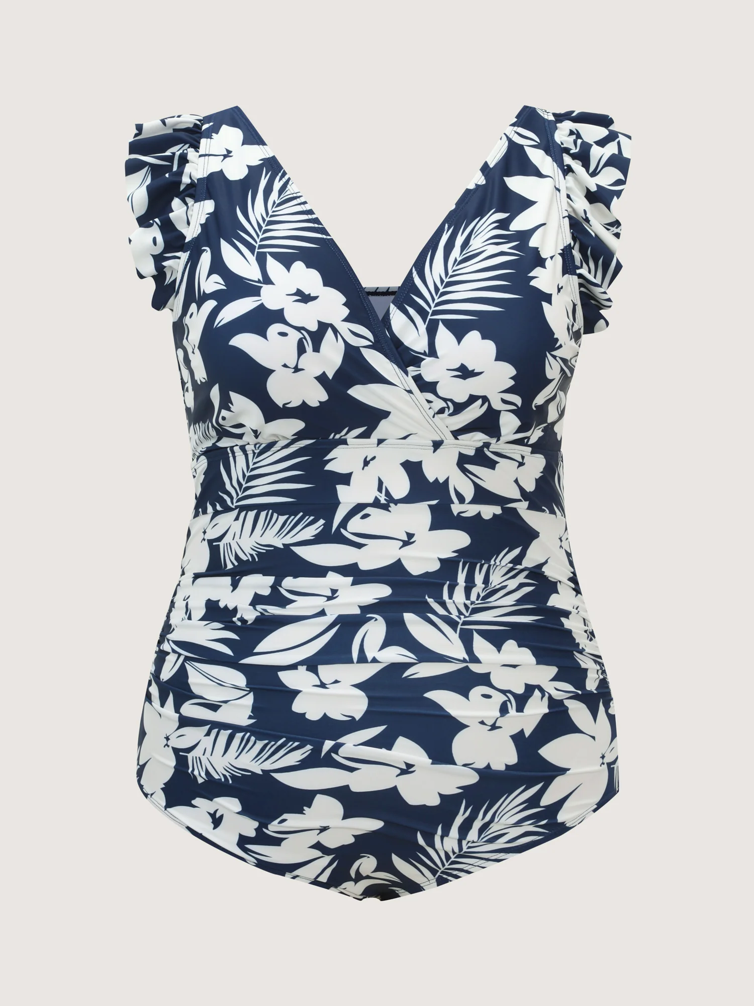 Sarong Set Tropical Print One-Piece Swim - Image 6