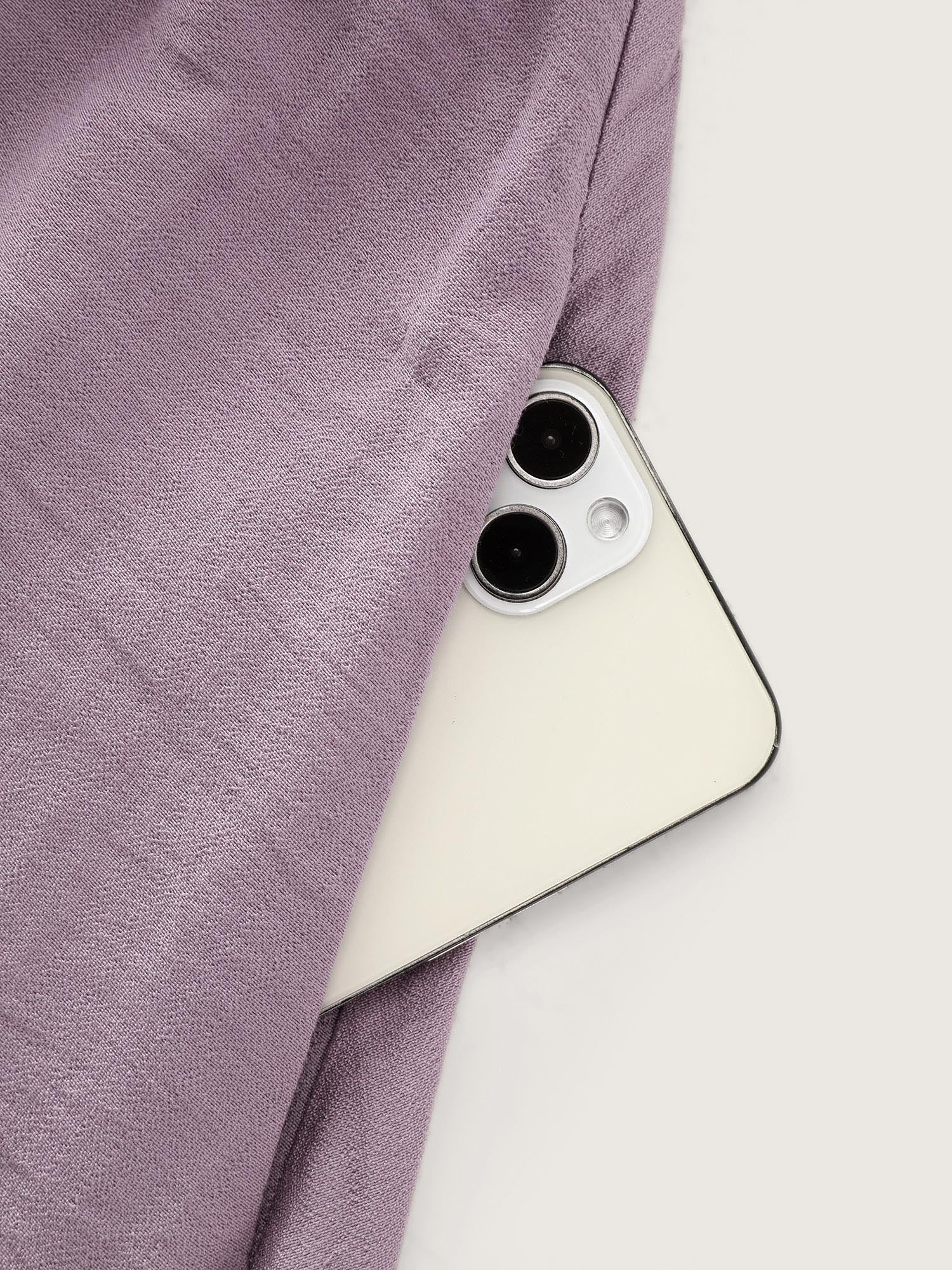 Shirred Handkerchief Hem Midi Dress - Image 6