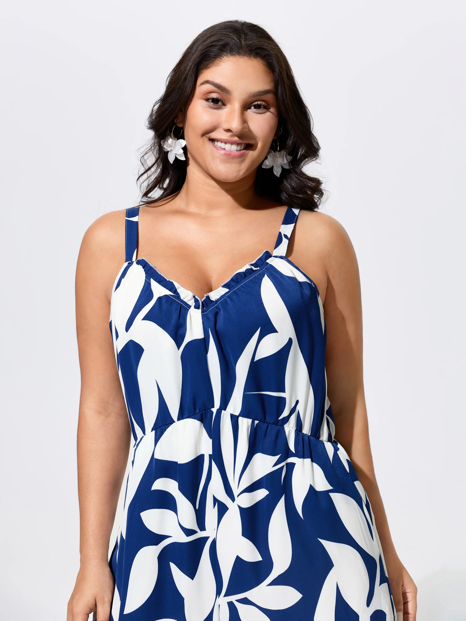 Silhouette Floral Print Sweetheart Jumpsuit - Image 6