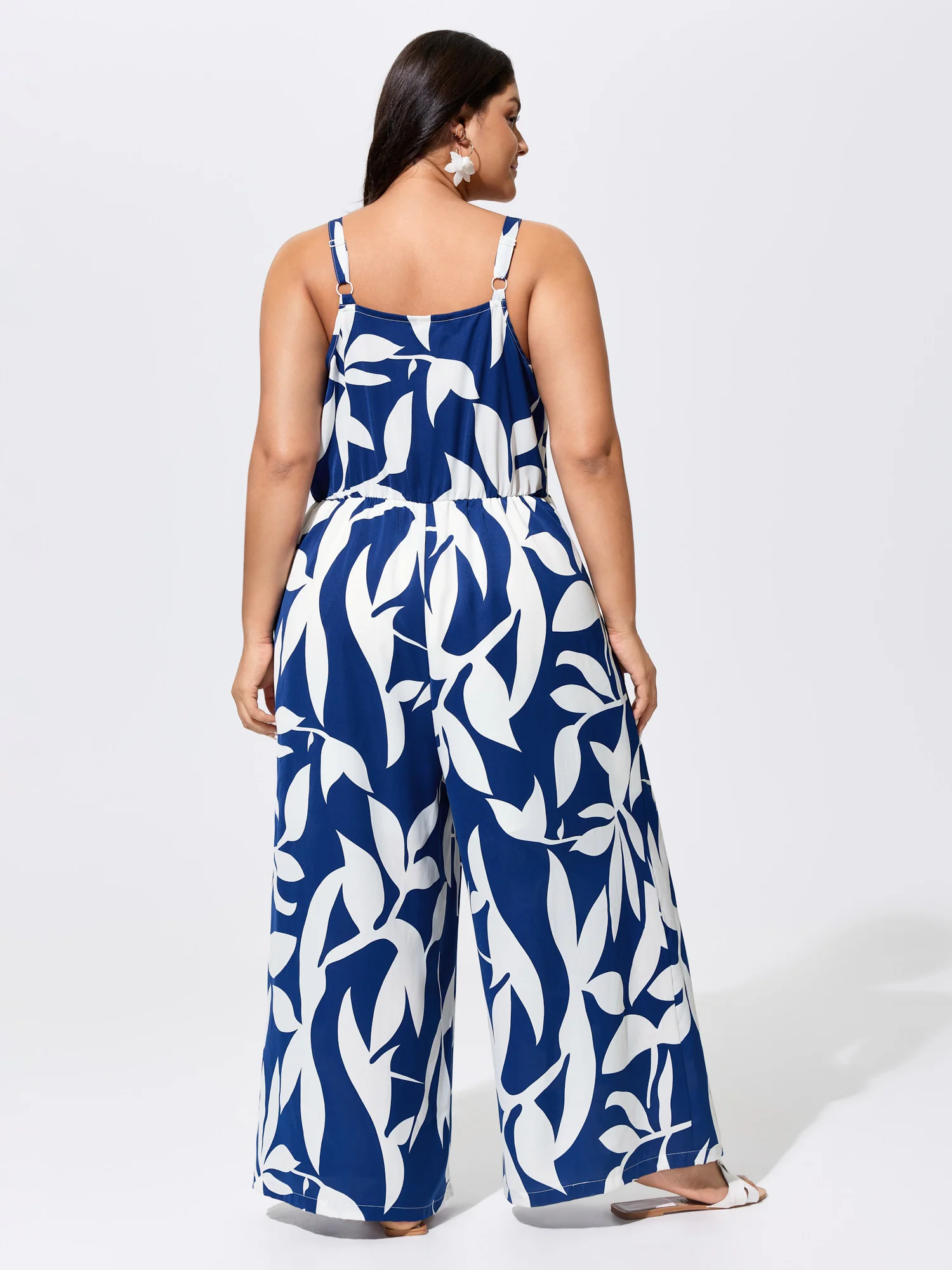 Silhouette Floral Print Sweetheart Jumpsuit - Image 8