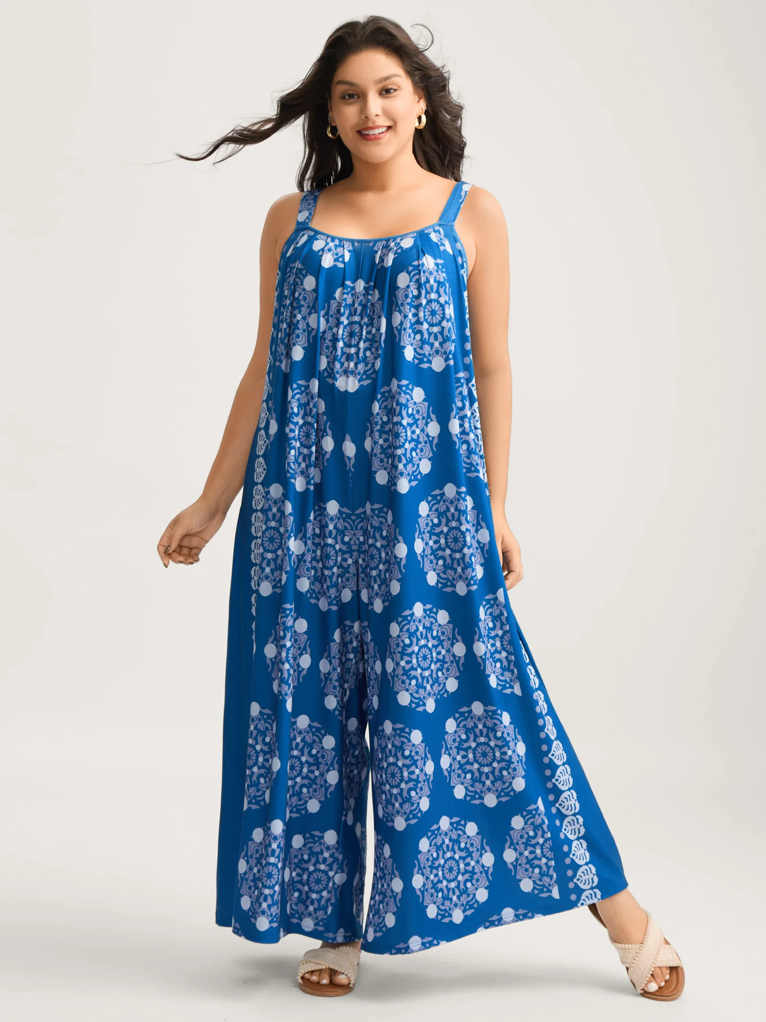 Sunkissed Stretchy Adjustable Strap Jumpsuit - Image 9