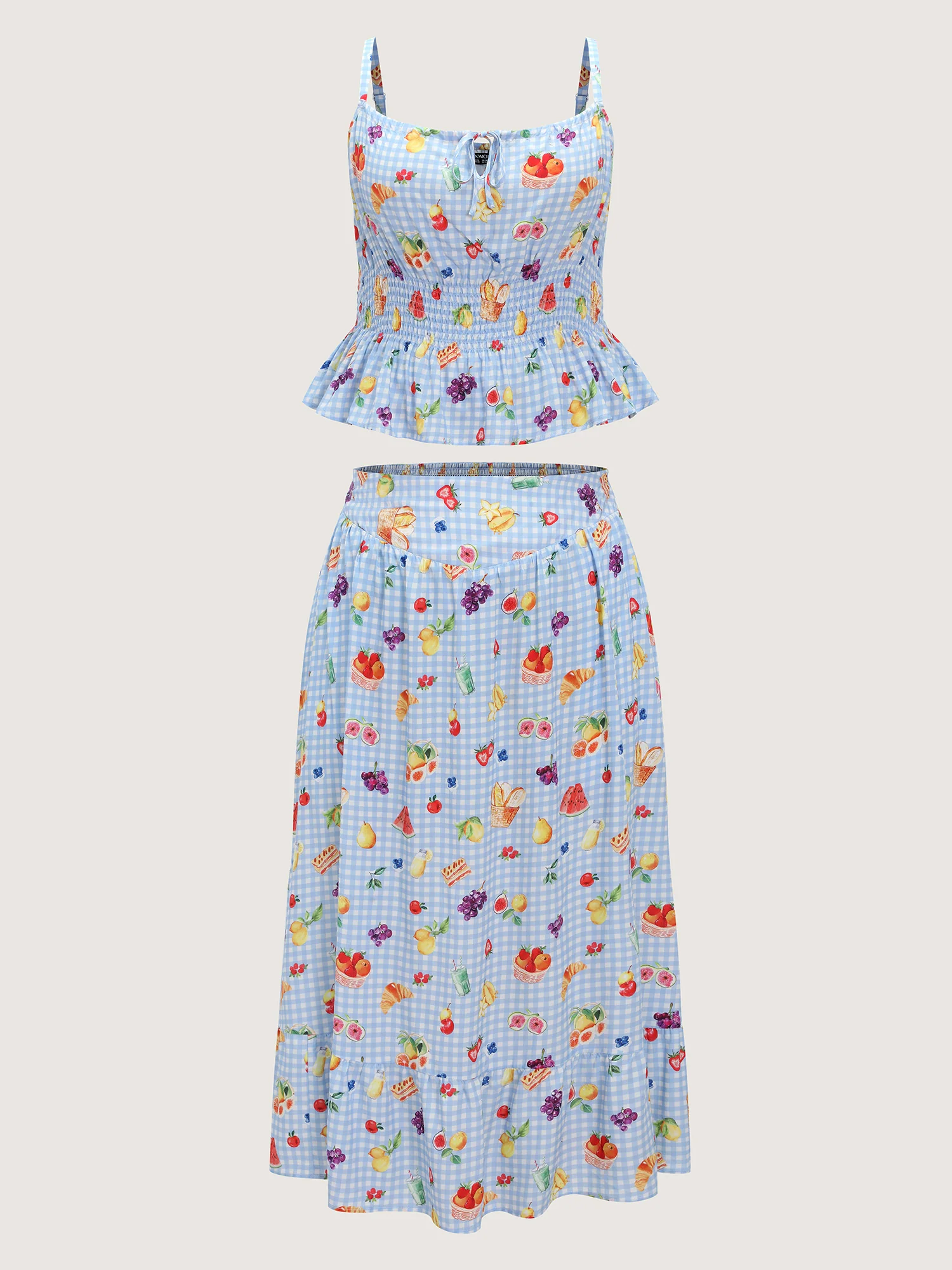Supersoft Colorful Fruit Print Co-Ord Set - Image 14