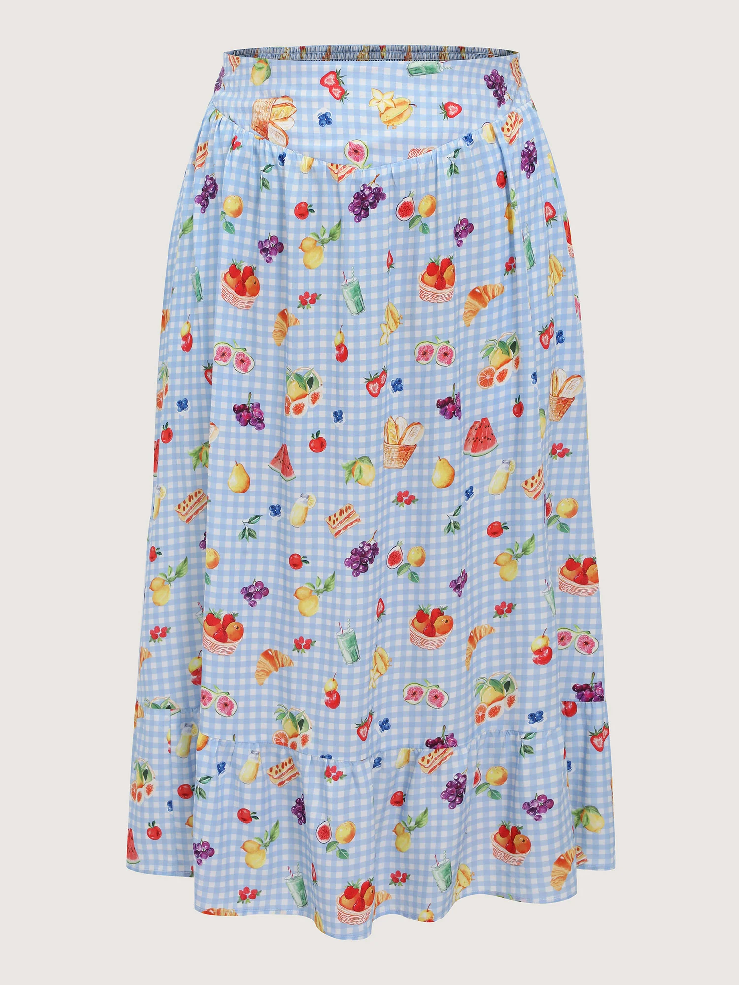 Supersoft Colorful Fruit Print Co-Ord Set - Image 9