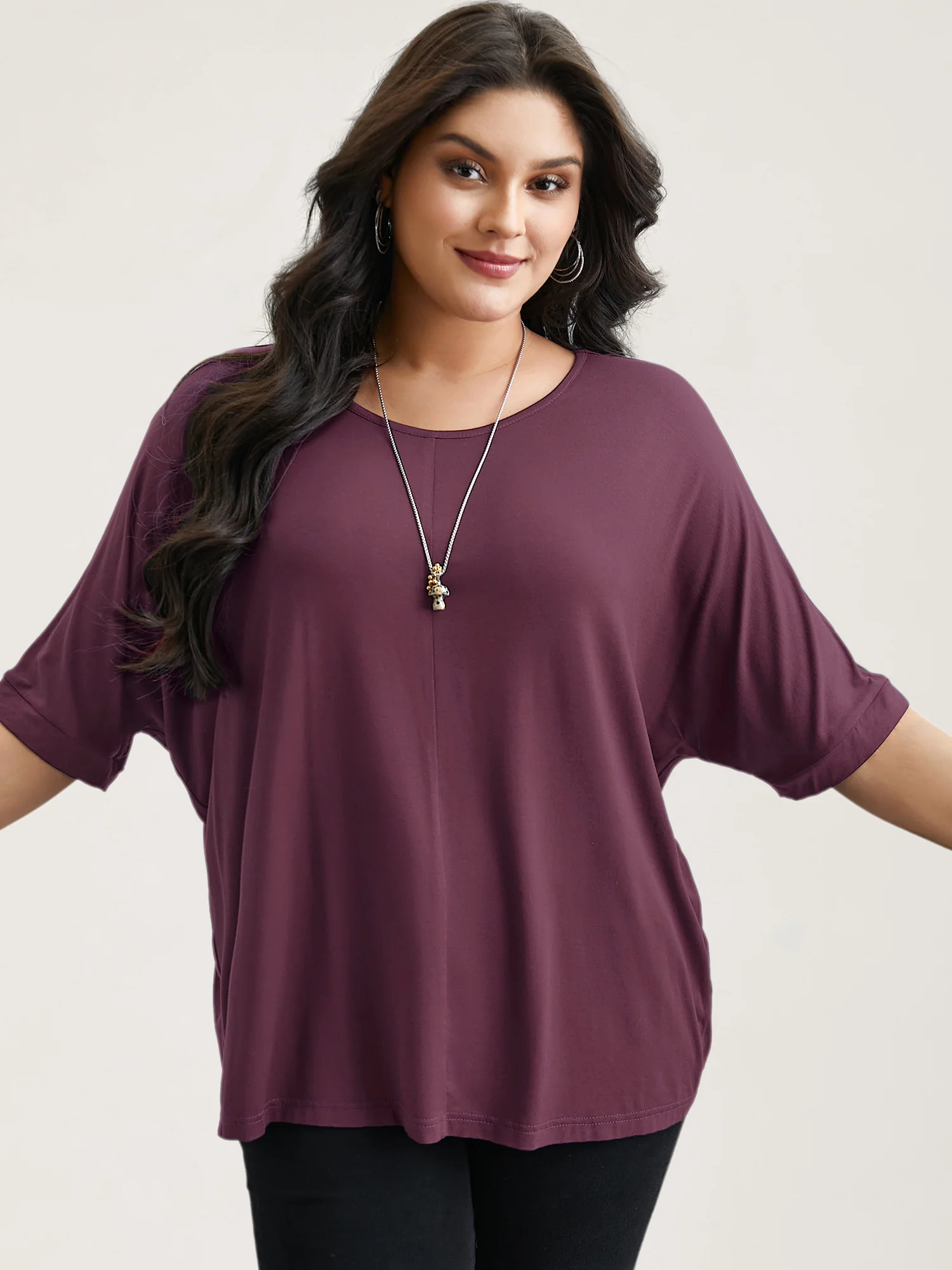 Supersoft Round Neck Plain T-Shirt - Image 14