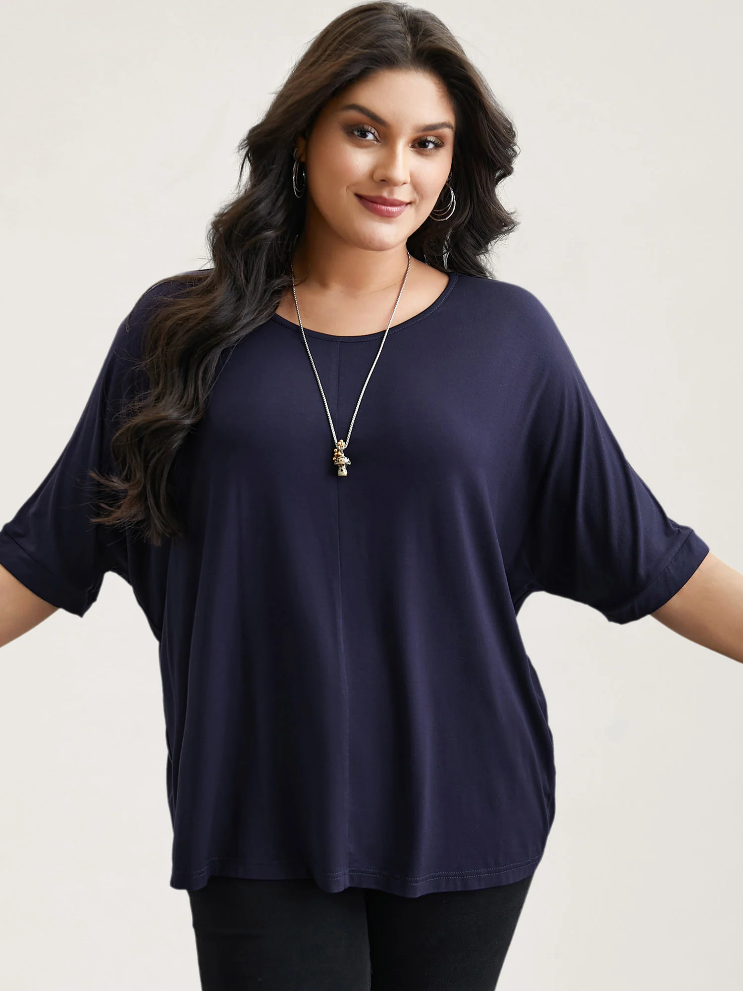 Supersoft Round Neck Plain T-Shirt - Image 6