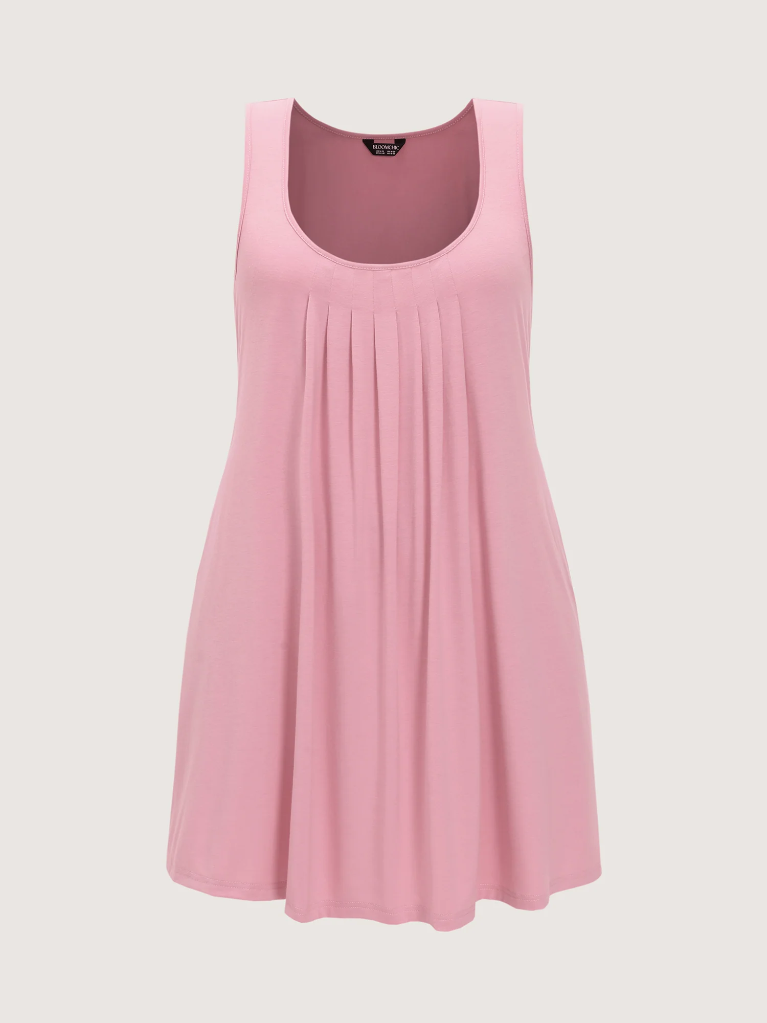 Supersoft Stretchy Pleated Flowy Lounge Dress - Image 8