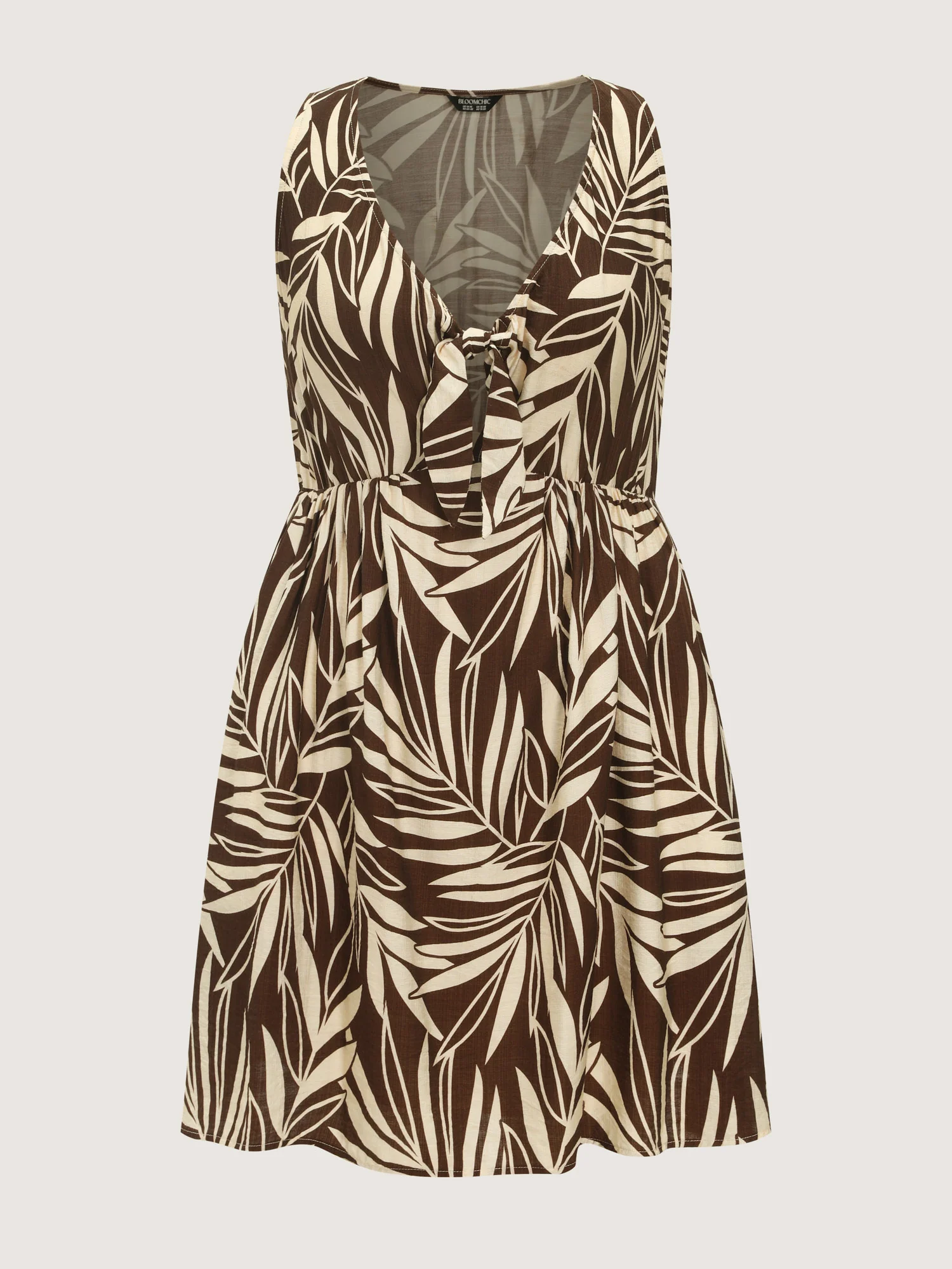 Tropical Print Cut-Out Mini Dress - Image 6